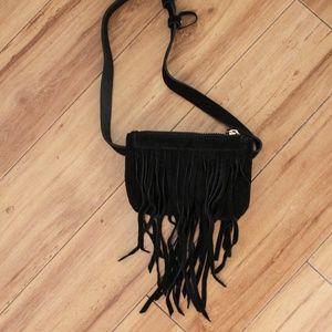 Girls country style fringe fanny pack